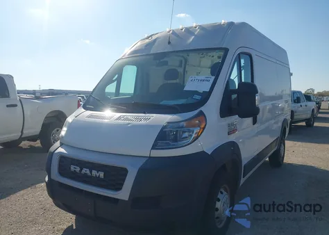 2020 Ram Promaster 1500 High Roof 136 Wb from USA, damaged, VIN 3C6TRVBGXLE103133